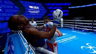 R64 (71KG) MADIEV ESKERKHAN (GEO) vs MORTLEY KYGHAN (LCA)| IBA Men's World Boxing Championships 2023