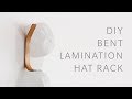 DIY Bent Lamination Hat Rack - Woodworking