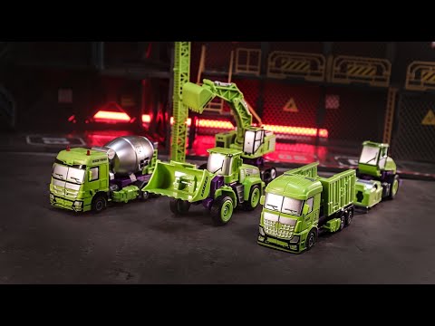 Devastator from China！Only cost  USD！Transformers stop motion by Mangmotion