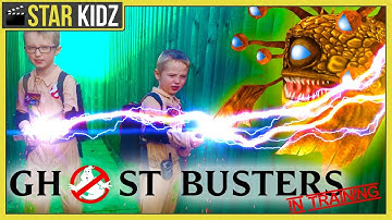 Ghostbusters In Real Life! Scary Kids Skit!