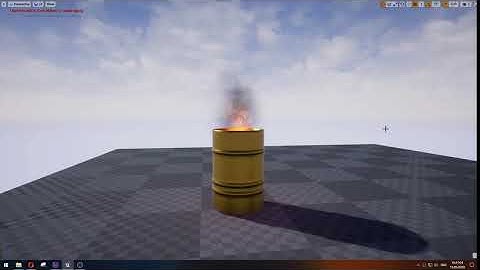Unreal Engine 4 . VFX Fire