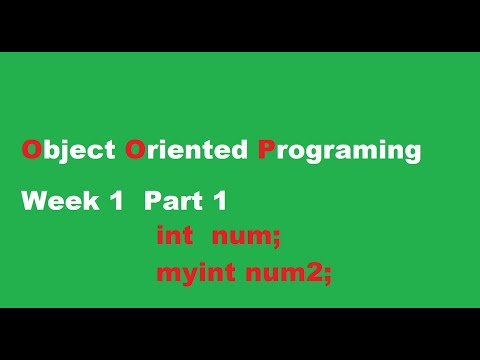 OOP Week 1 Part 1 || User Defined Variable || Constructor & Destructor  || Learn C++ THE EASY WAY