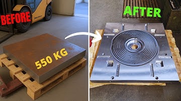 Milling the base plate (CNC Milling)