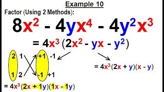 Algebra - Ch. 7: Factoring Practice Problems (11 of 21)  Example 10