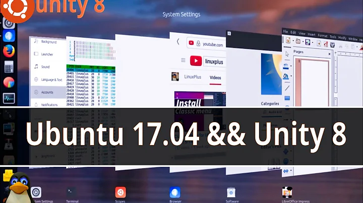 Ubuntu 17.04 Unity 8 update