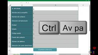 Lista de contactos automatizada con macros en Visual Basic