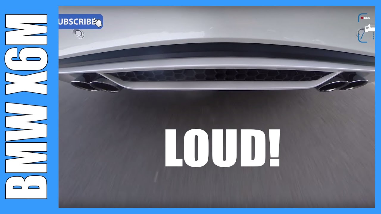 2015 BMW X6M F86 LOUD! Exhaust Sound - YouTube