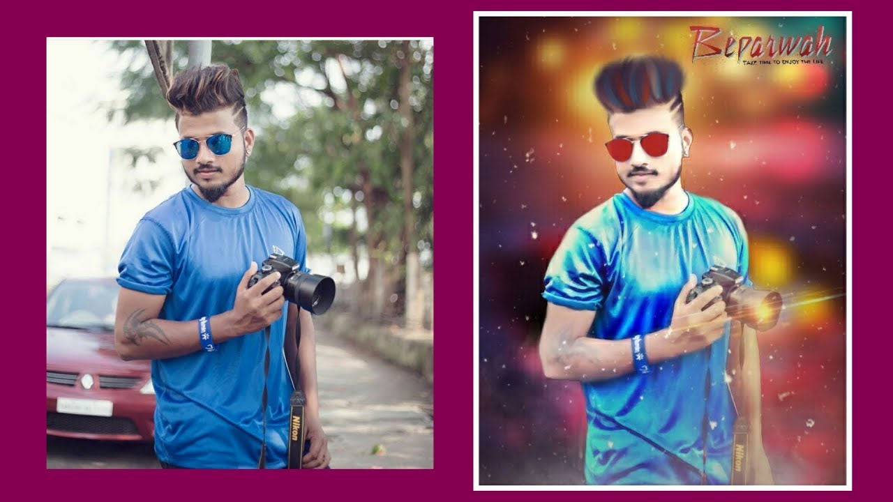 PicsArt Manipulation || + face smooth + sunglass || like pappy Gaikwad editing