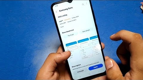 How to change font style in Samsung A10, Samsung galaxy A10 font style dawnload