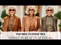 Elegant Women Over 60 Redefining Style | Timeless, Bold & Confident Fashion Inspiration.