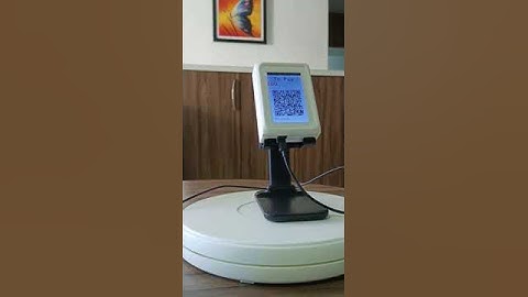 Dynamic QR Code Display Device is useful at retail store for BHIM UPI Payment Collection - POS