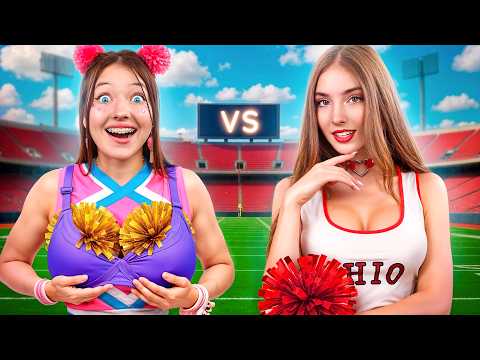 Старшая vs Младшая Сестра в Команде Чирлилерш! Кто Станет Капитаном?