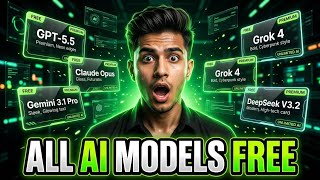 I Found a FREE Website With ALL Premium AI Models 🤯 (GPT-5.5, Claude, Gemini, Grok)