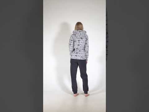 Купить Флісовий костюм з капюшоном VIENETTA 3041830301 в Украина в Lingerie.ua - Одяг для дому та відпочинку, Відео 1