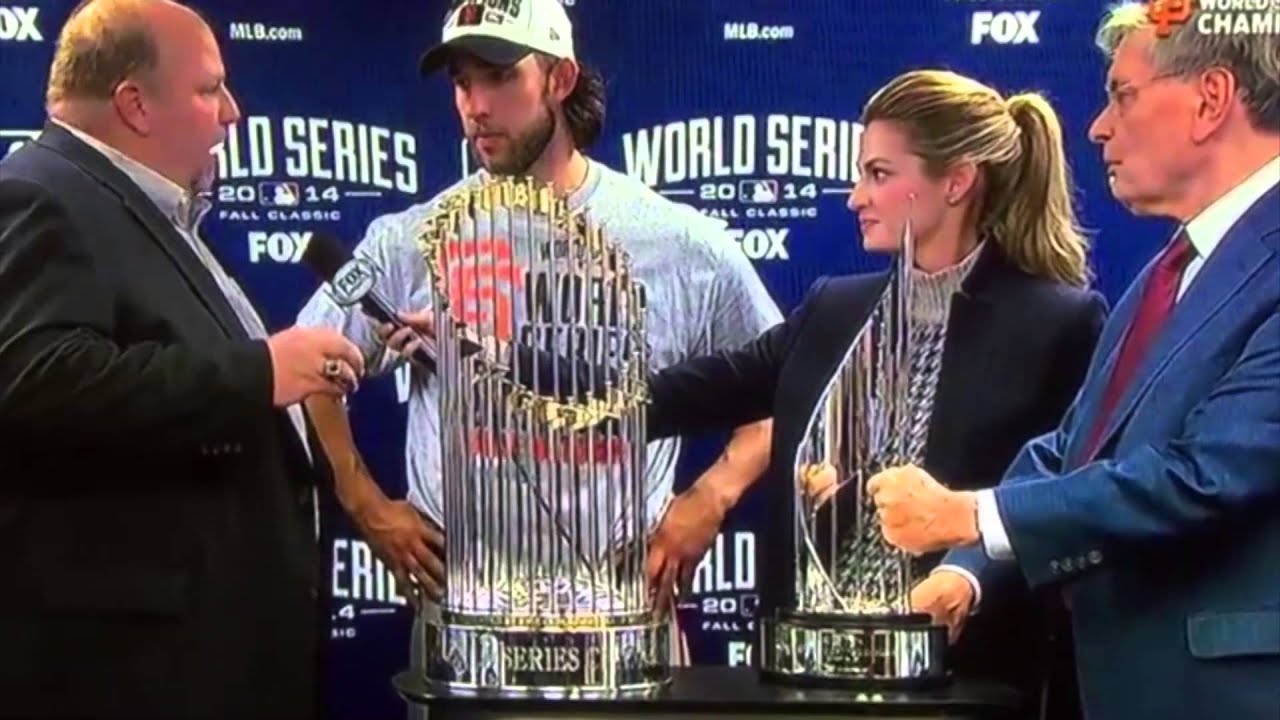 VIDEO: Awkward World Series MVP Trophy Presentation Shows