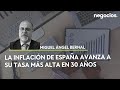 La inflación de España avanza a su tasa más alta en 30 años