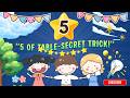 Learn Number 5 for Kids 😲 | Counting & Writing Number 5 | Fun Learning Video 🎶