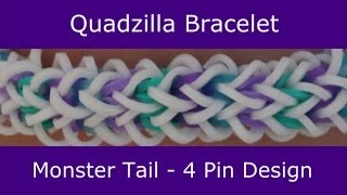 monster tail loom bracelets