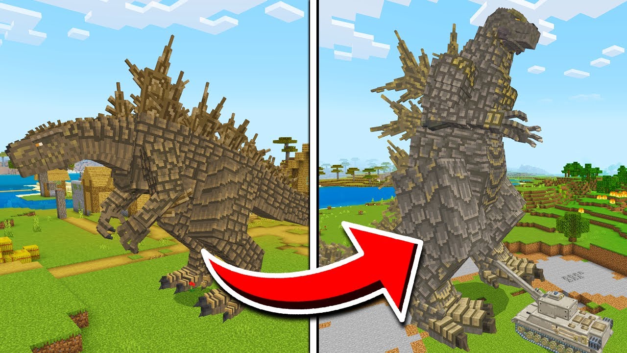 Godzilla Minus One MOD в Minecraft Pocket Edition