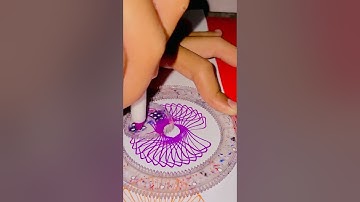 Watch This Satisfying ASMR Spirograph Loop Until the End! 🎥 #ASMR #satisfying