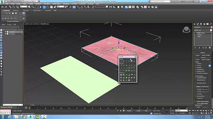 3ds Max  10-10  Modifying NURBS Objects   NURBS Creation Toolbox