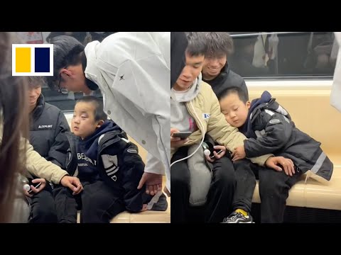 Kind students help lost sleepy boy find father