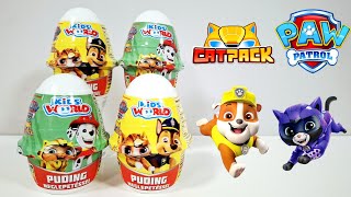 Paw Patrol Cat Pack Kids World Surprise Eggs Unboxing 2025 Asmr