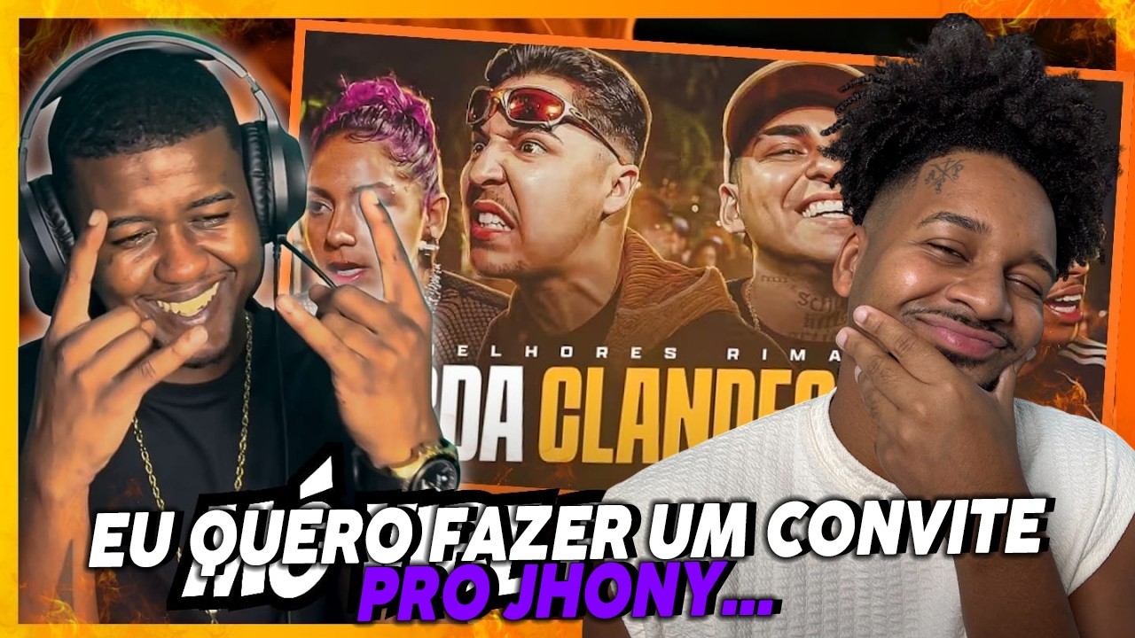 ALVA REAGE AO JHONY REAGINDO AS RIMAS DELE NA BDA CLANDESTINA!