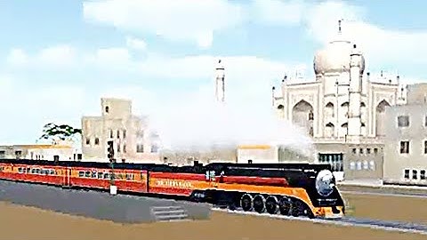 Train Sim - India Using Southern Pacific 4449 - Simulasi Kereta Api
