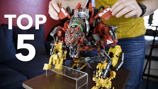 Ranking MY TOP 5 FAVORITE TRANSFORMERS figures!