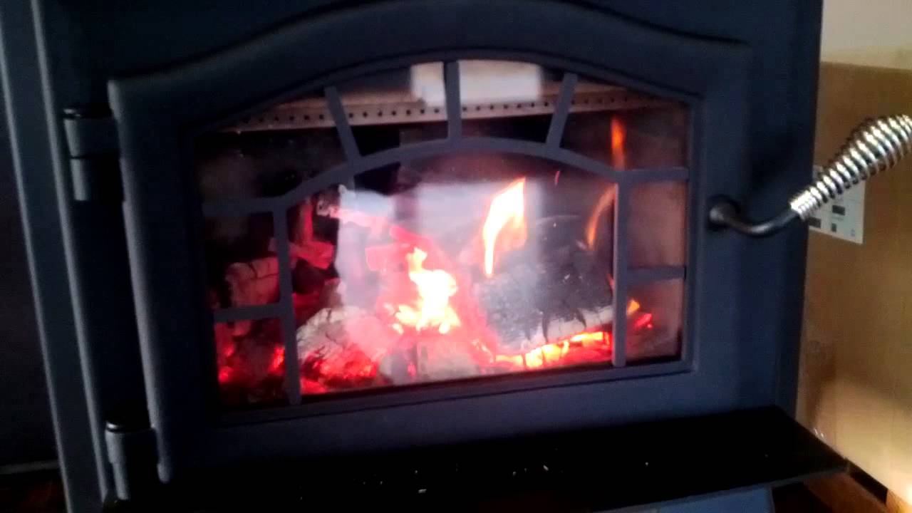 Wood Stove Glass durability test YouTube