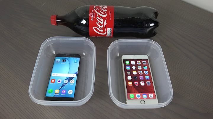 İpone6s VS Galaxy s6 edge karşılaştırma... İki telefona COCA-COLA ile dondurulursa ne olur??