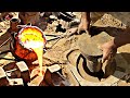 How sand casting in foundry - pump bearing housing casting