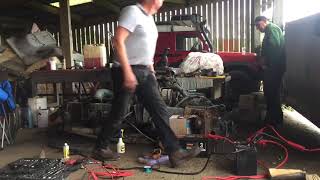 Cummins 6BT Startup Hillbilly Style