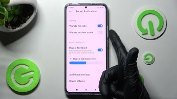 How to Enter the Vibration Settings on the XIAOMI 12T - Haptic Feedback Options