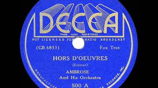 1935 HITS ARCHIVE: Hors D’oeuvres - Ambrose