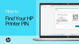 How to locate the PIN on HP printers | HP Support