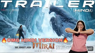 Mirai HINDI Trailer Reaction | Teja Sajja | Manchu Manoj | Sadhana Reaction