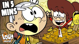 The Loud House 'Camped!' In 5 Minutes! | The Loud House