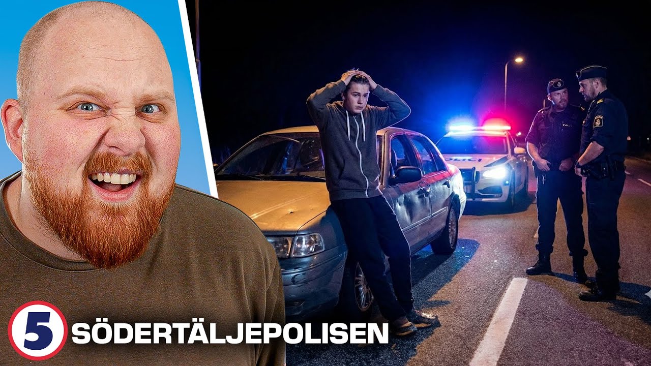 Han snodde PAPPAS bil och blev GRIPEN! | Reagerar på Södertäljepolisen #10