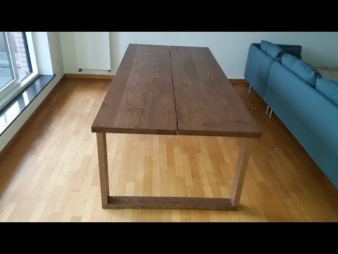 ikea-unboxing-and-installing-morbylanga-table-#1