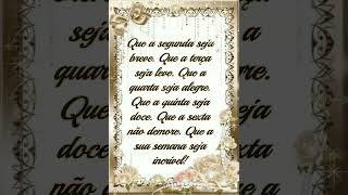 Mensagem de Boa semana 🍀