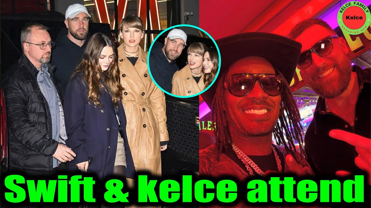 О боже! Трэвис Келси и его невеста Тейлор Свифт с восторгом посетили вечеринку GaTa на Манхэттене.