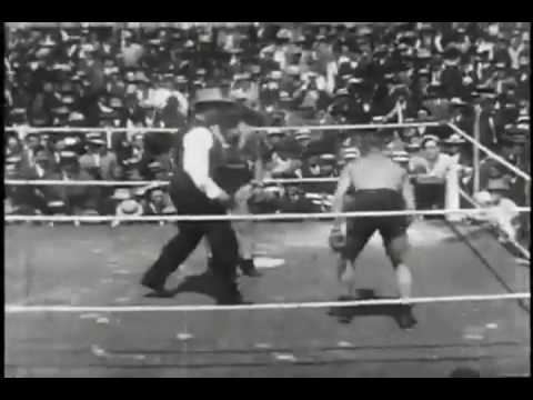 Tommy Burns vs Bill Squires - July 4, 1907 - YouTube
