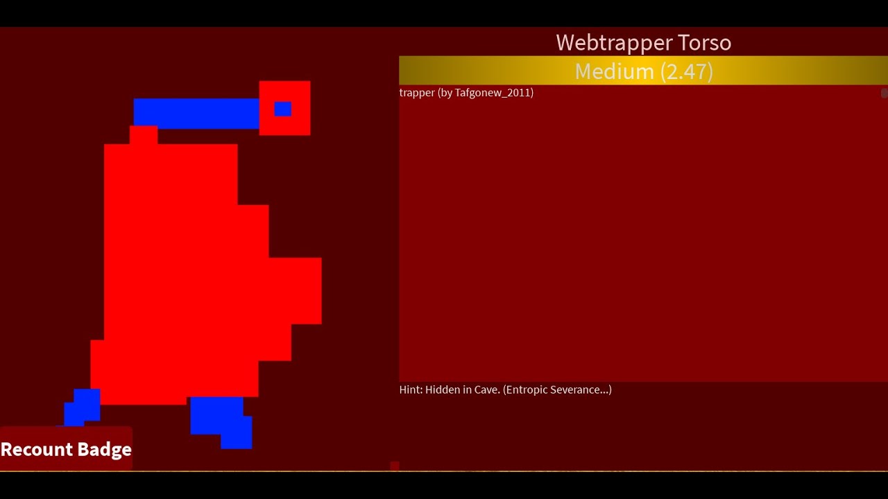 How to get Webtrapper Torso in Find The Traps