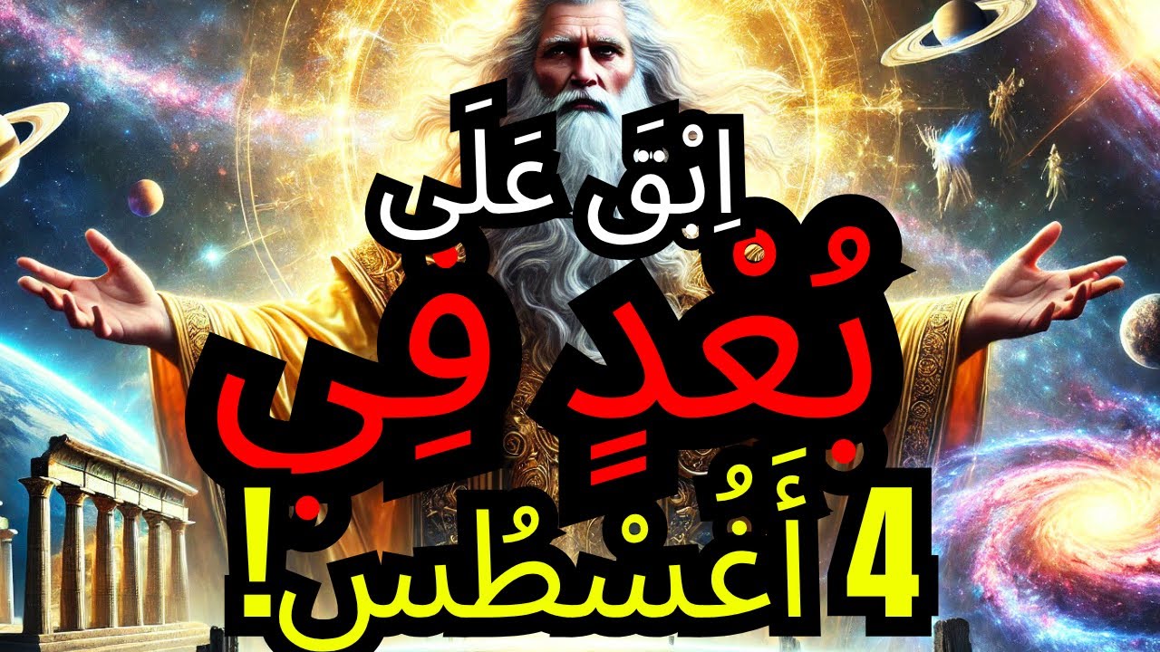 ٱلْمُخْتَارُ، رِسَالَةٌ عَاجِلَة لِيَوْم 4 أَغُسْطُس! يَجِبُ أَنْ تَبْتَعِدَ عَلَى ٱلْفَوْر! ⚠️🙏