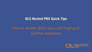 How to answer (pick up) a call ringing on another extension screenshot 3