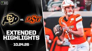 Colorado vs. Oklahoma State Extended Highlights | 2026 Monster Energy Big 12 Football