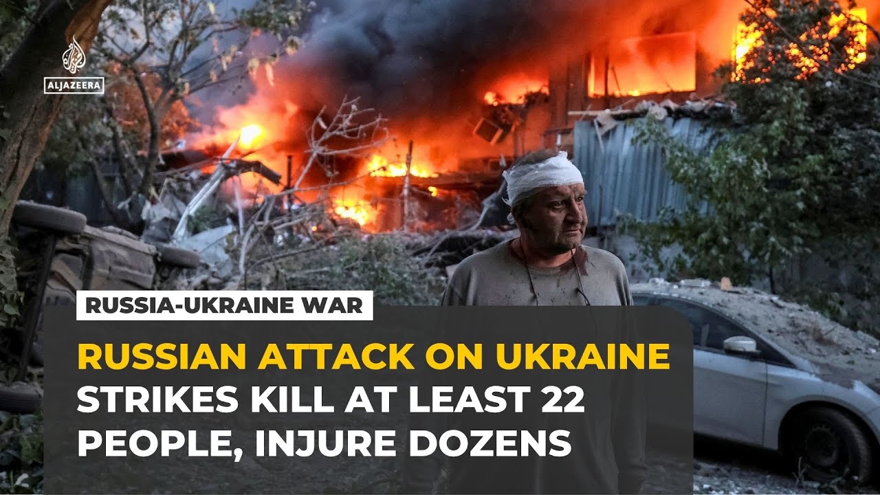 مقتل ما لا يقل عن 22 شخصاً وإصابة العشرات في هجمات روسية على أوكرانيا