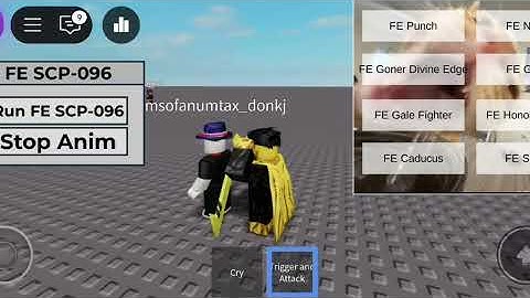 FE Animation GUI Script (R6) | Roblox Universal Script